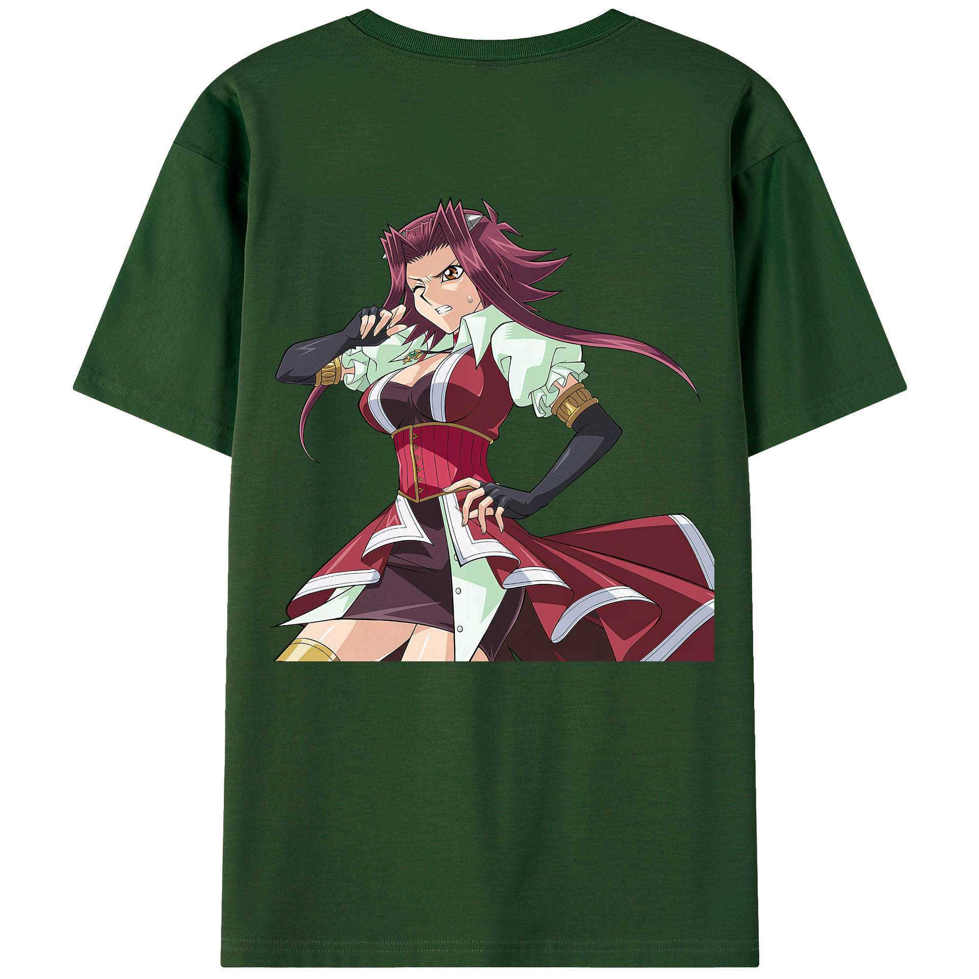 （画像用） 遊☆戯☆王 Yu-Gi-Oh! 綿100％半袖Tシャツ（背面プリント）